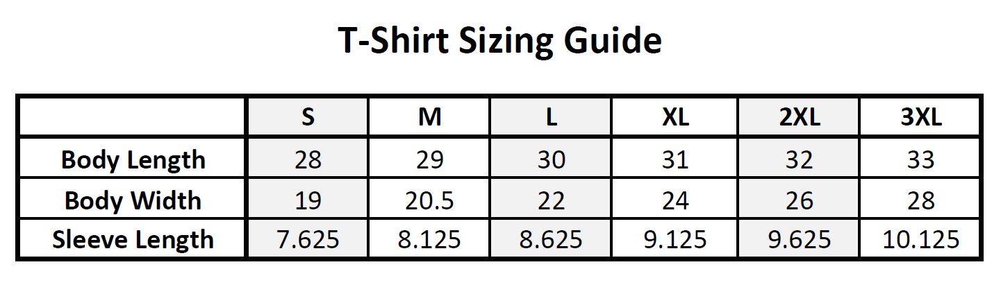 Shirt Size guide