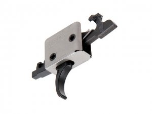 CMC Triggers drop-in trigger with curved bow trigger for the shooter who wants a traditional feel. Small pin type with 2 lb pull/release weight.