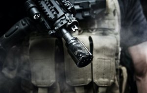 The Fortis Control Shield is designed to push the noise forward for combative situations or even for simple range use, while the top ports keep the muzzle device flat on target.