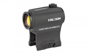 Features include Solar Failsafe, 12 brightness settings, Holosun’s Green Super LED with up to 50k hour battery life, and 2 MOA Dot. 