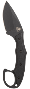This fixed blade knife is a concealable and convenient, the hard plastic sheath rests inside of your pocket and clips to your pants.