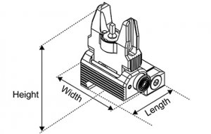 Match set of spring loaded AR-15 flip up front and rear sights. Spring-loaded posi-lock push button activation automatically deploys sight tower and prevents sight tower from collapsing when deployed.