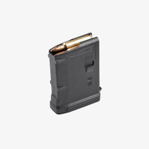 10 round low profile polymer magazine featuring a long-life stainless steel spring, four-way anti-tilt follower for reliable feeding.
