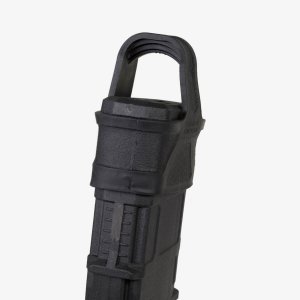 A simple and durable synthetic rubber loop with recessed rough gripping surface for improved speed and control-ability.
