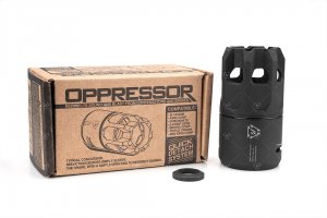 The Opressor Blast Shield is concussion reduction device.