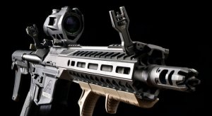 Strike Industries Sidewinder II Canted Flip Up Sights Combo
