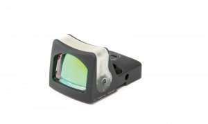 The Dual-Illuminated RMR uses fiber optics and tritium to illuminate the reticle. 