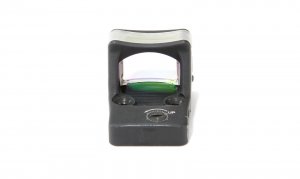 The Dual-Illuminated RMR uses fiber optics and tritium to illuminate the reticle. 