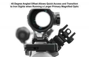 UTG Accu-Sync Canted Flip Up Sights Combo
