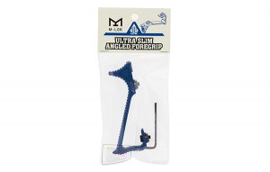 The UTG Ultra Slim Angle Foregrip MLOK is lightweight, ergonomic, and has a slim profile with machined grip serrations.