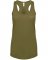 Women's classic, scoop neck racerback tank top with custom graphic