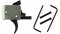 CMC Triggers drop-in trigger with flat bow renders a linear feel unsurpassed by any other trigger bow shape. Small pin type with 2.5 lb pull weight.