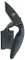 This 7.5" knife with 3.6" blade features a serrated cutting edge to easily cut looped and synthetic materials.