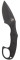 This fixed blade knife is a concealable and convenient, the hard plastic sheath rests inside of your pocket and clips to your pants.
