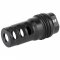 3 Port Muzzle Brake with 1/2x28 thread-pitch featuring Dual Taper Locking System™, compatible with all Rugged rifle and multi-caliber suppressors.