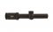 Second focal plane (SFP) riflescope with BDC target holds, 30mm tube, matte black color and capped adjusters.