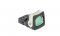 The Dual-Illuminated RMR uses fiber optics and tritium to illuminate the reticle. 